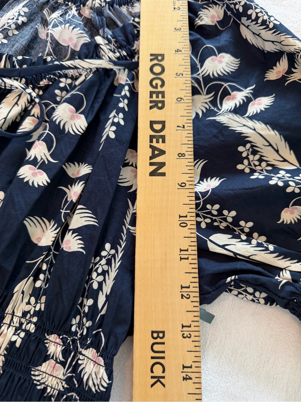 2X Floral Boho Peasant Modest Midi Dress Plus Size Cottagecore Terra & Sky - Picture 8 of 12